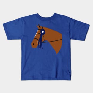 Blue Ribbon (Chestnut) Kids T-Shirt